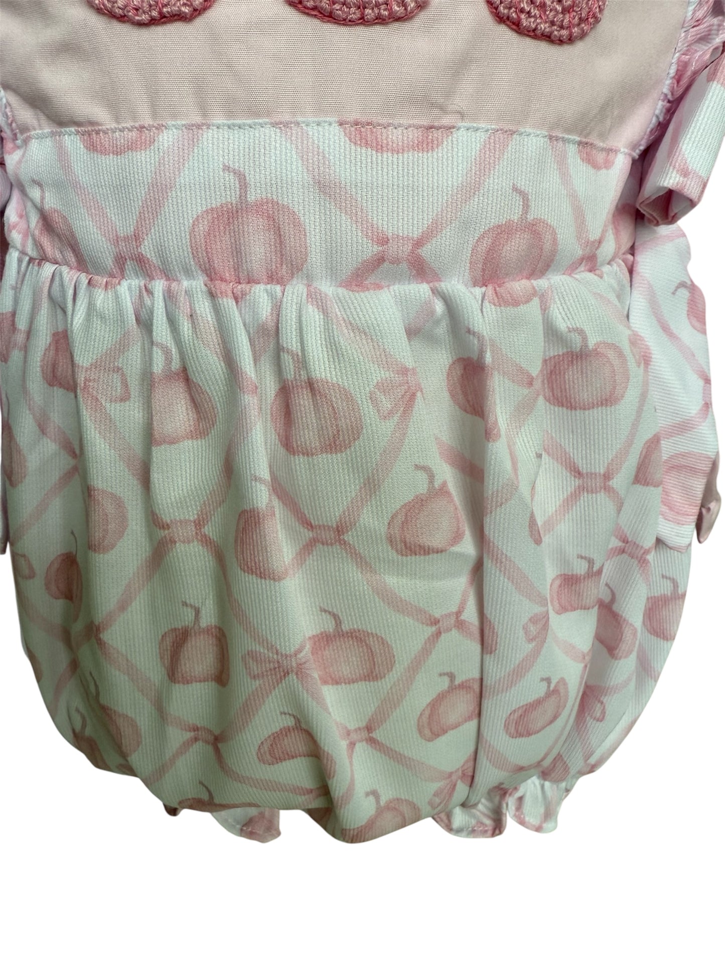 Mama's Pumpkin French Knot Girls Bubble