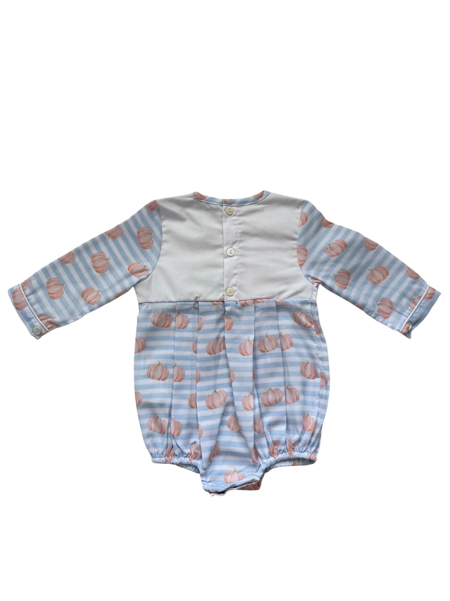 Mama's Pumpkin French Knot Boy's Bubble | Fall & Thanksgiving Outfit
