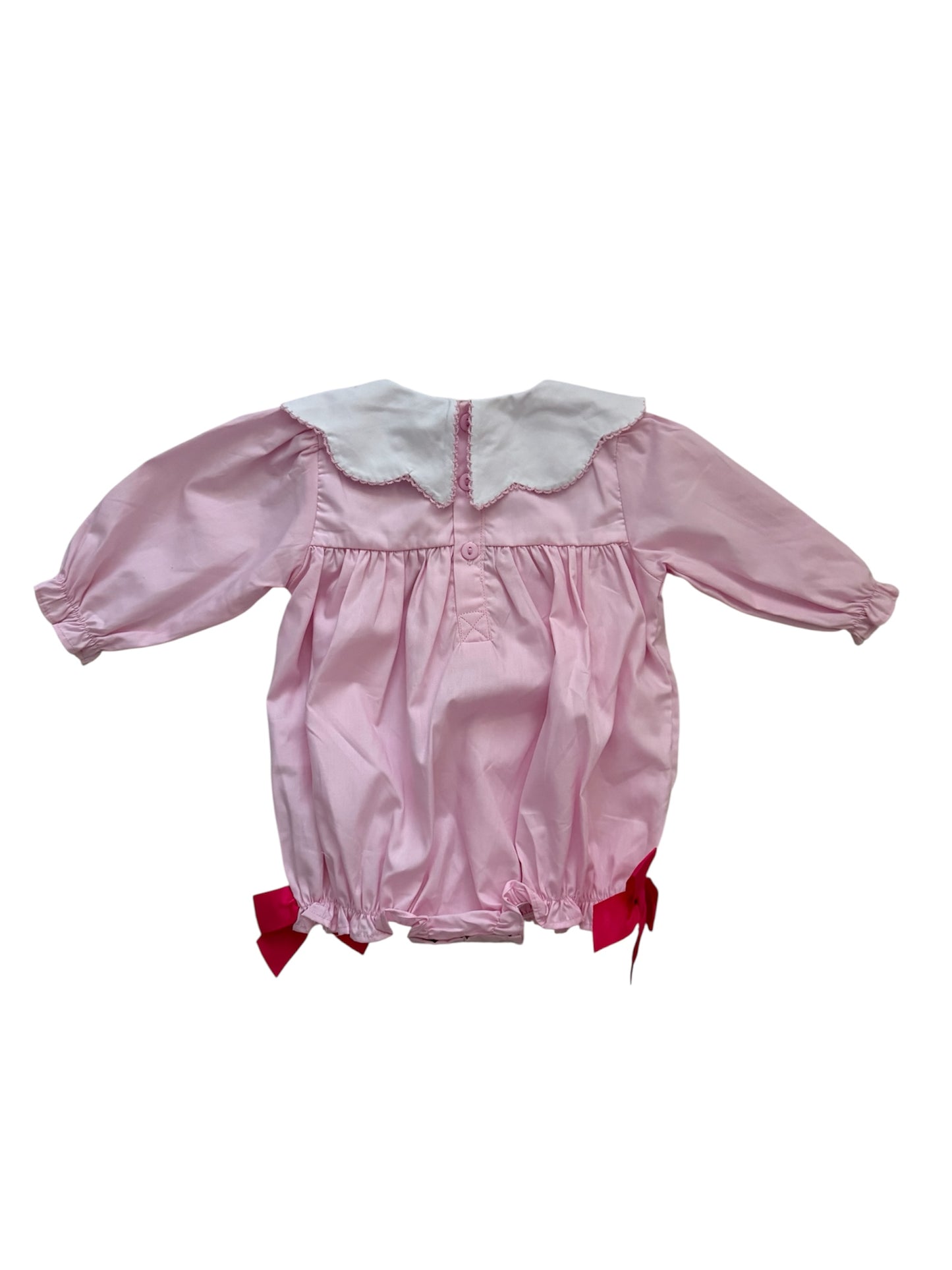 Pink French Knot Turkey Bubble | Baby & Toddler Girls Thanksgiving Outfit