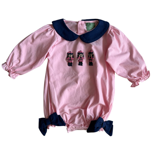 Girls Nutcracker French Knot Bubble | Holiday Outfit | Matching Sister Dress Available