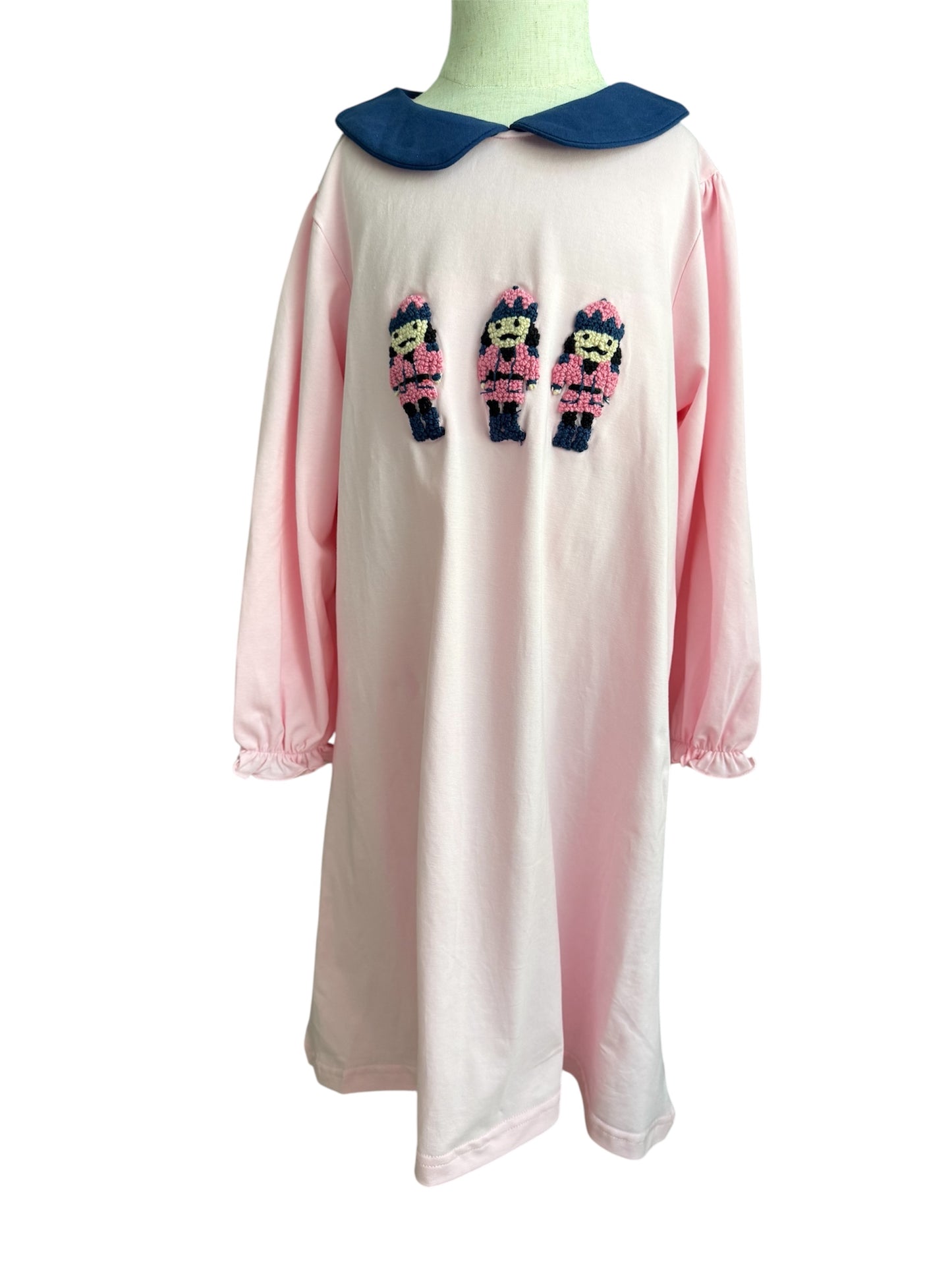 Girls Nutcracker French Knot Dress | Holiday Outfit | Matching Sister Bubble Available