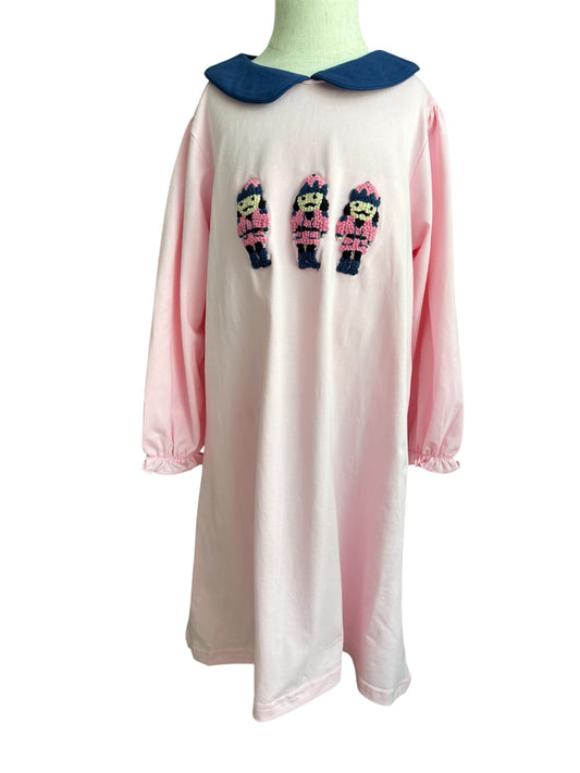 Girls Nutcracker French Knot Dress | Holiday Outfit | Matching Sister Bubble Available