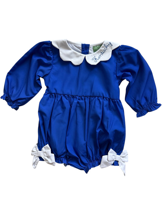 Kentucky Blue Girls Embroidered Bubble