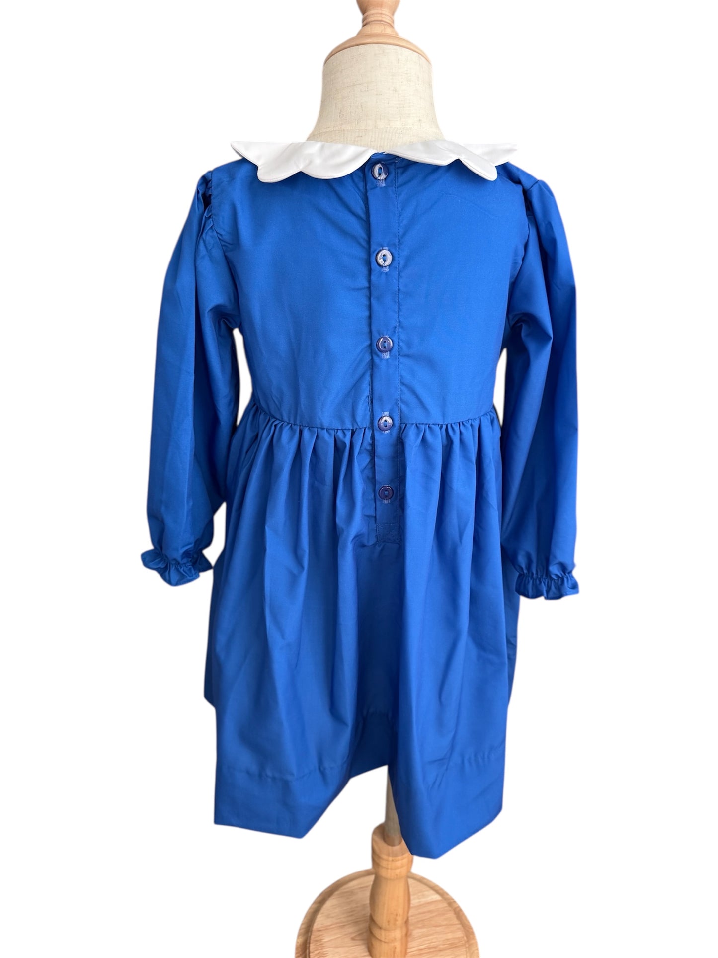 Kentucky Blue Embroidered Girls Dress for Game Day