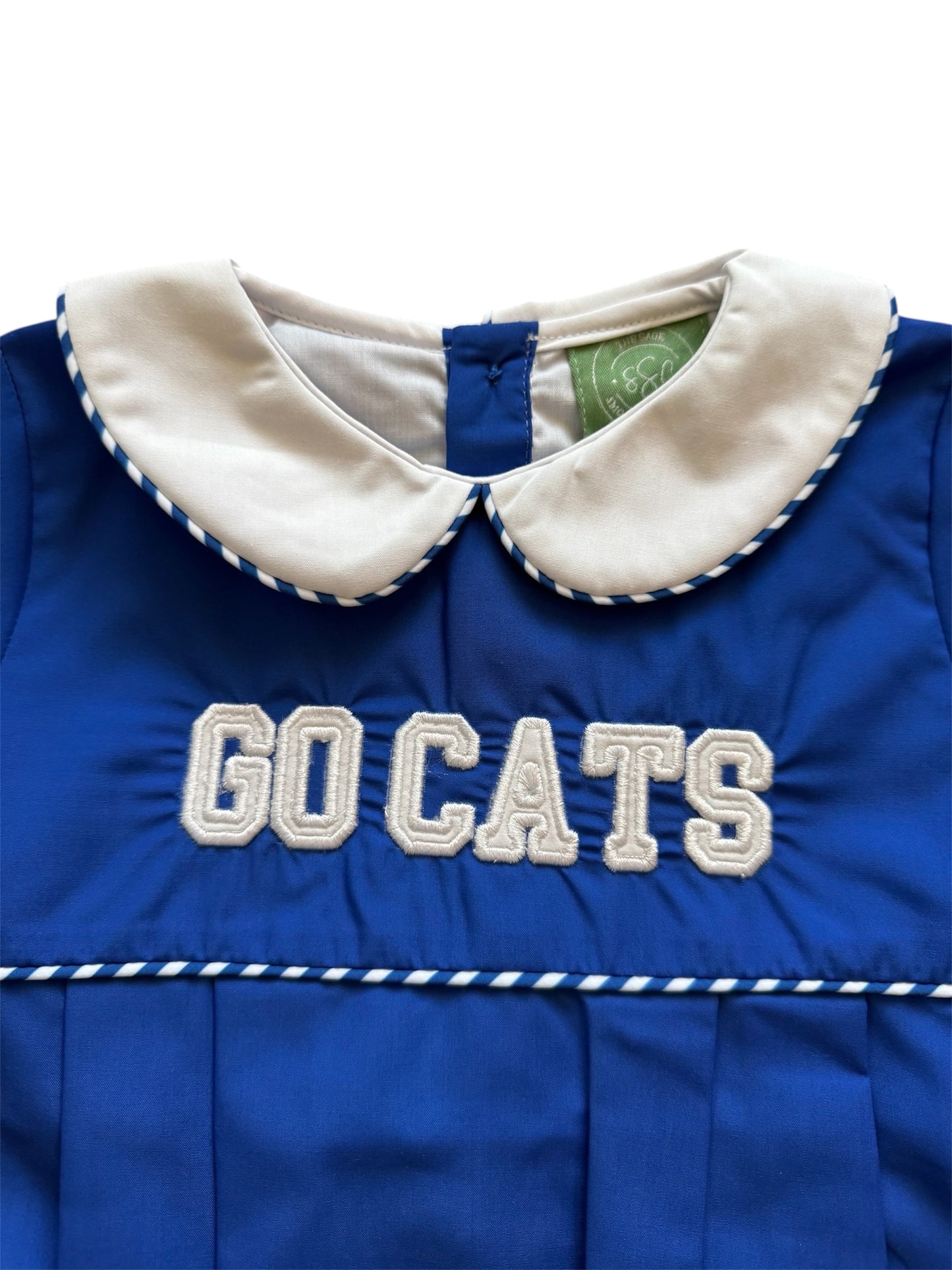 Boys Kentucky Blue Applique Bubble "Go Cats" | Game Day Outfit