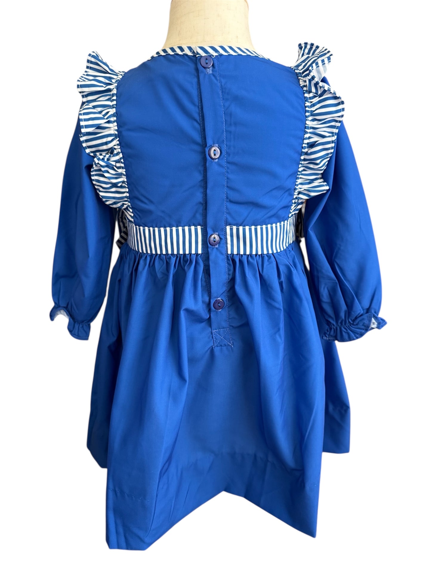 Girls Kentucky Blue Applique “Go Cats” Dress