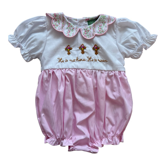 “He Is Not Here, He Is Risen” Floral Easter Bubble