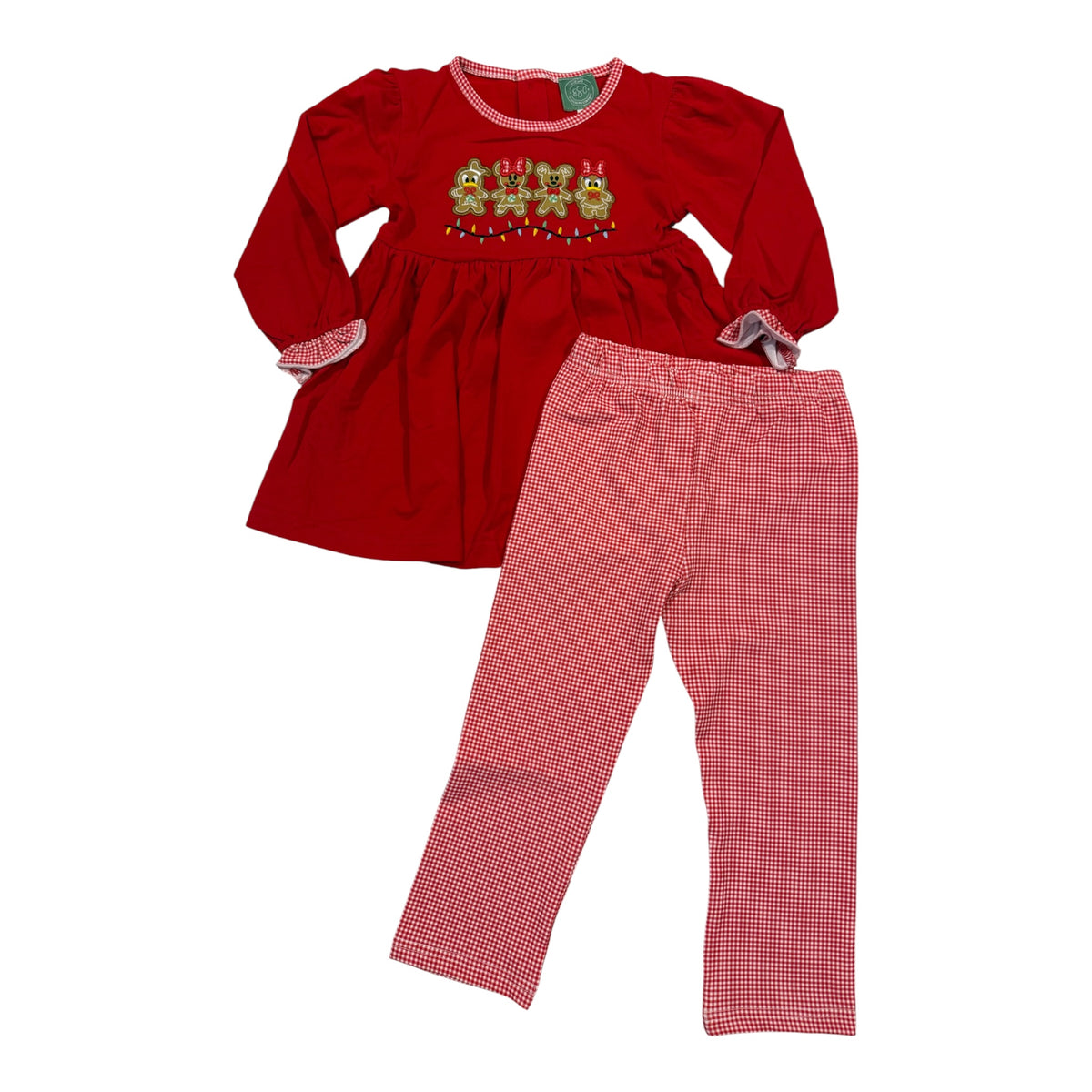 Girls Christmas Mouse & Friends Appliqué Legging Set